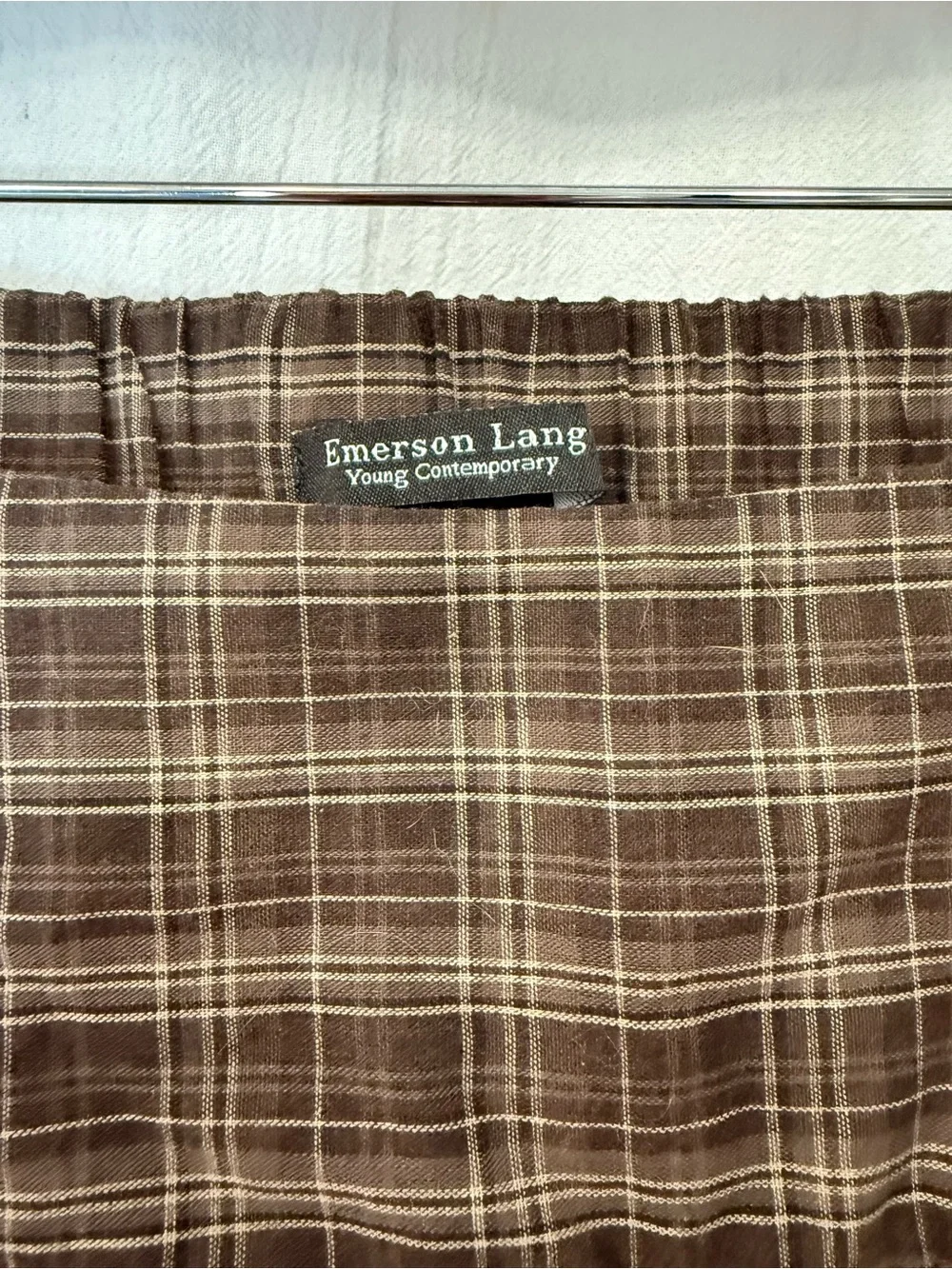 Emerson Lang Academia 3 Tier Plaid Skirt sz XL - Picture 4 of 6